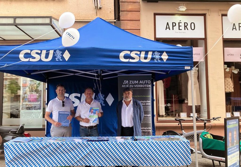 CSU Stadtmitte – Wahlkampfauftakt am Markttag