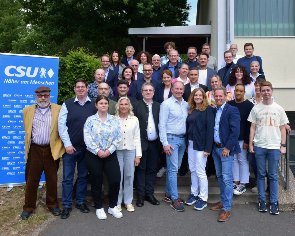Stadtratsliste der CSU Aschaffenburg Stadt steht