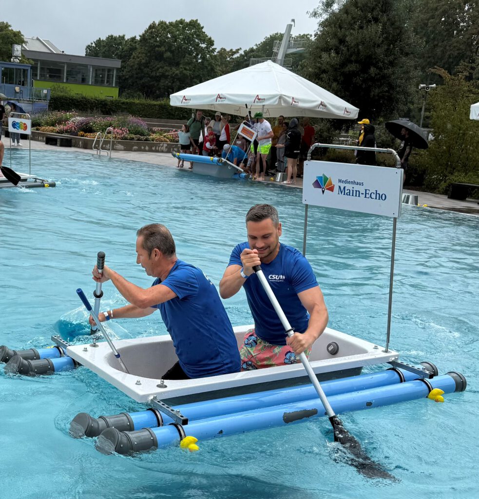 CSU Stadtmitte beim Badewannenrennen