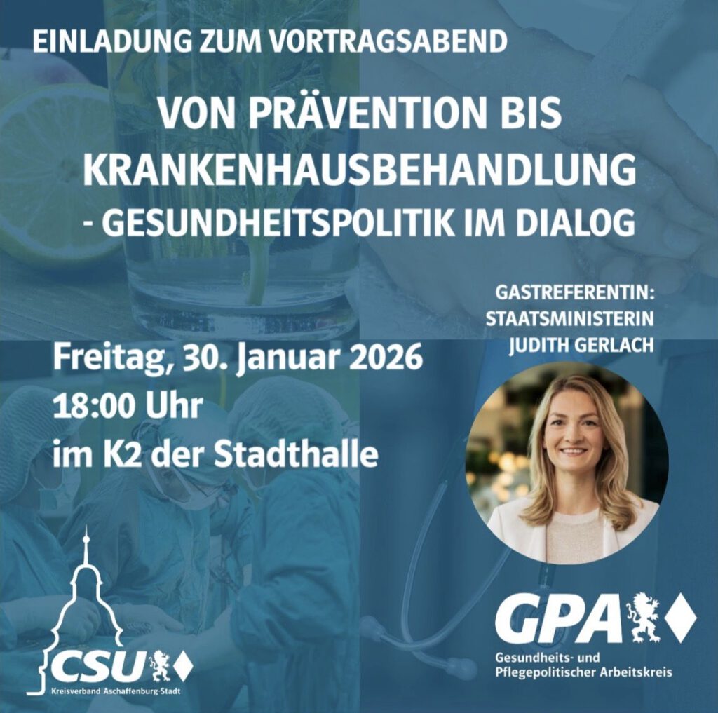 Gesundheitspolitik im Dialog – herzliche Einladung!