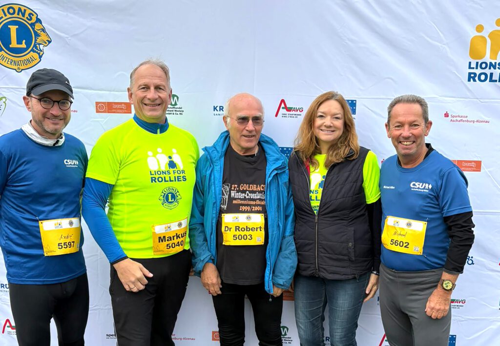 Teilnahme am „Lions for Rollies“-Lauf